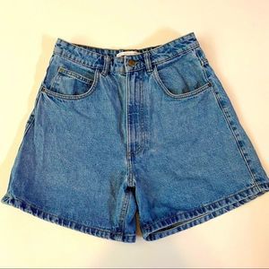 Zara Trafaluc Denimwear High Waisted Rise Shorts